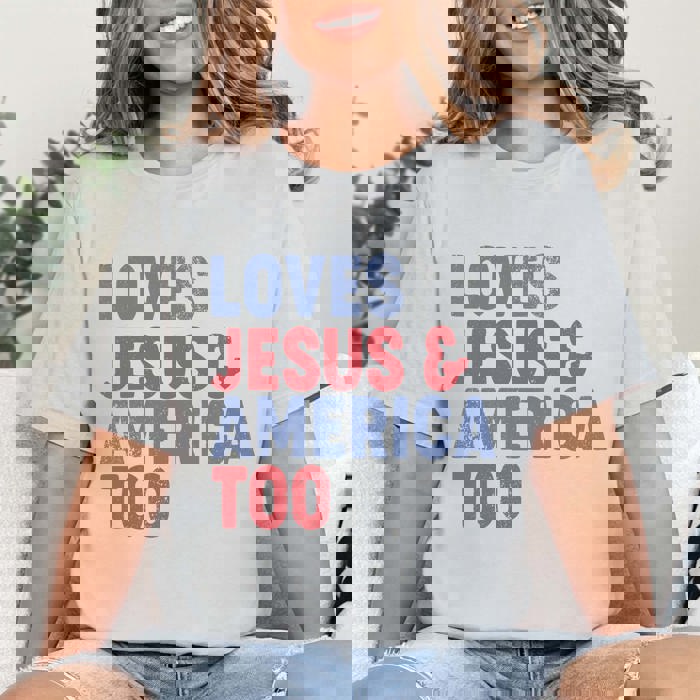 USA Americana Patriotic Graphic Tees | Vintage Bella Fourth of July Collection