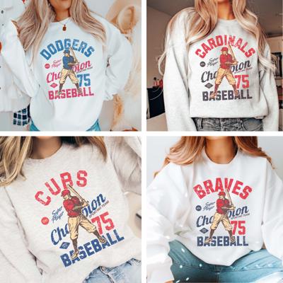 Vintage Baseball All Teams Sweatshirt