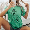  Personalized Football Player Bella Graphic Tee