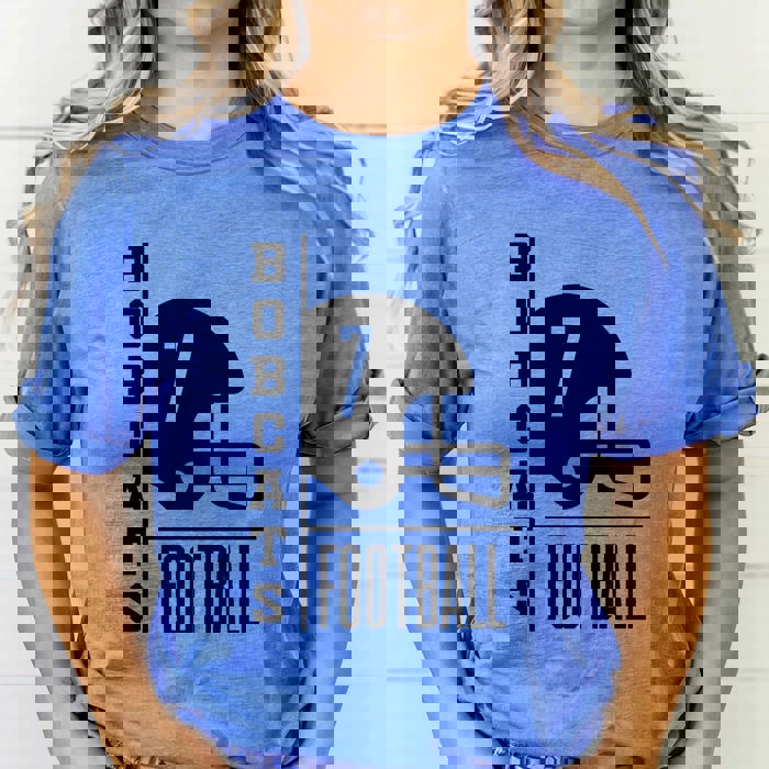 Custom Team Name & Number Sports Tee – Bella