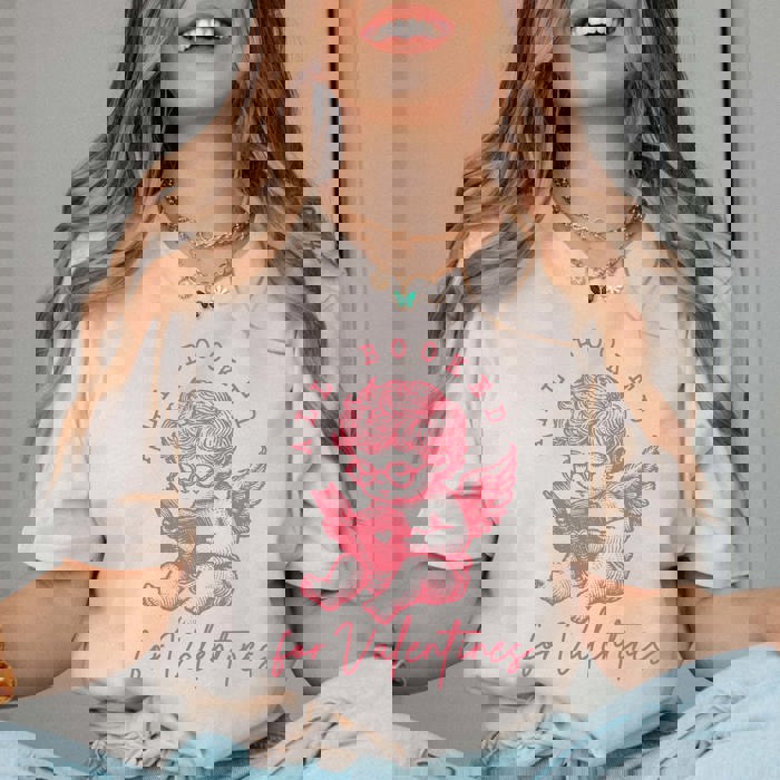 All Booked For Valentines Bella Graphic Tee