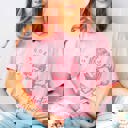 Large Pink All Booked For Valentines Bella Graphic Tee