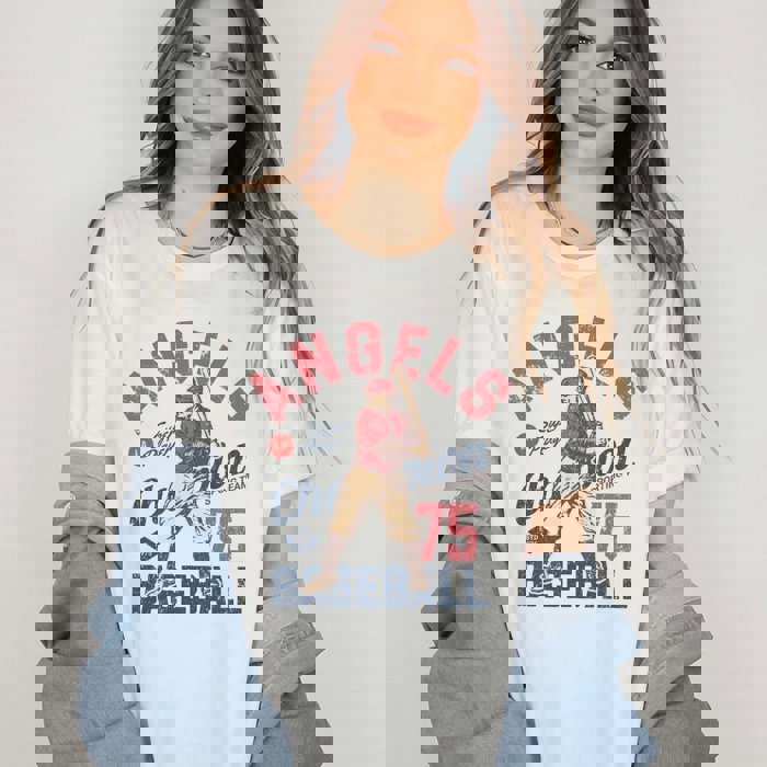 Angels Vintage Baseball Team Tee
