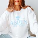 Small white Après Ski Gildan Sweatshirt Collection – Park City Ski Club, Espresso Martini Après-Ski, Breckenridge Ski Club, Aspen Ski Club & St. Moritz