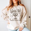  Apres Ski Espresso Martini Time Graphic Sweatshirt