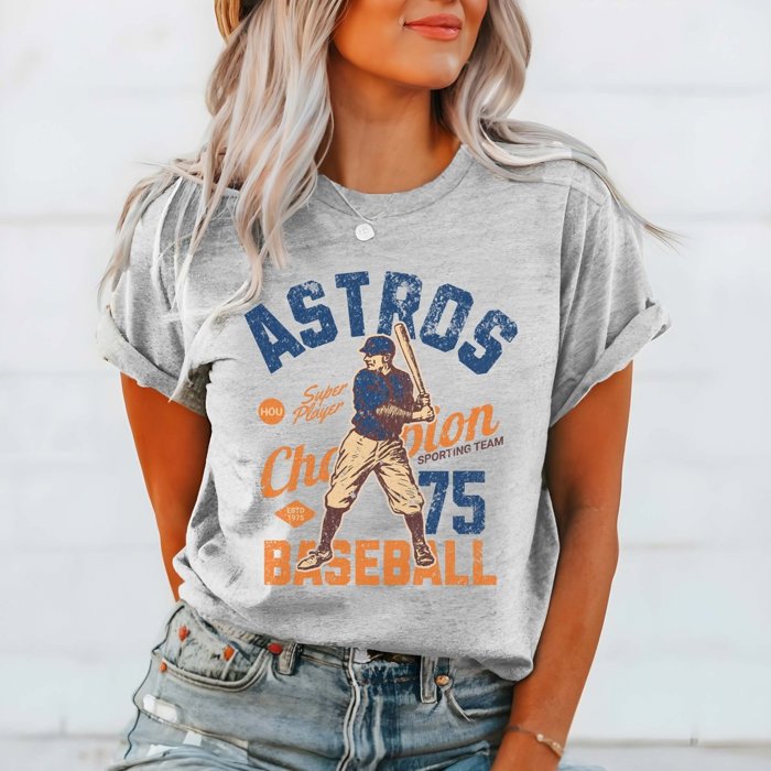 Astros Vintage Baseball Team Tee