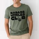 Large Military Bad Uncle Club Bella Graphic Tees