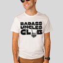 XXL White Bad Uncle Club Bella Graphic Tees