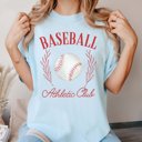 2X Chambray Baseball Athletic Club Comfort Color Tee