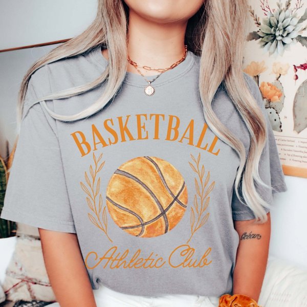 Basketball Athletic Club Comfort Color Tee