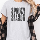 2X Ash Spooky Season, Ghost & Witch Humor | Bella Canvas Halloween Graphic Tees 