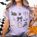Small Lilac Spooky Season, Ghost & Witch Humor | Bella Canvas Halloween Graphic Tees 