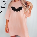 XL Peach Spooky Season, Ghost & Witch Humor | Bella Canvas Halloween Graphic Tees 
