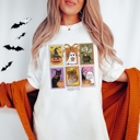 Small White Spooky Season, Ghost & Witch Humor | Bella Canvas Halloween Graphic Tees 