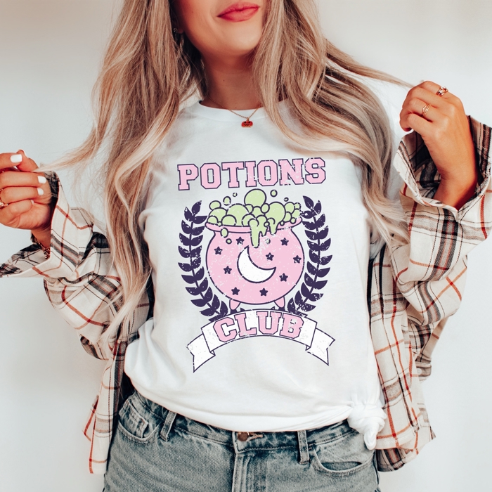 Retro Witchy Vibes & Trick or Treat Shirts | Bella Canvas Halloween Graphic Tees