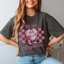 2X Pepper Be My Valentine Retro Heart Comfort Color Tee