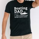 XL Black Boating Dad Tee