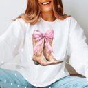  Boots and Bows Crew Sweatshirt