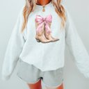 2X Ash Boots and Bows Crew Sweatshirt