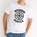 Large White Bourbon Hunter Men's Graphic Tee