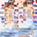 Small Natural Fourth of July Stars | Stripes & Bows | Bella Graphic Tees