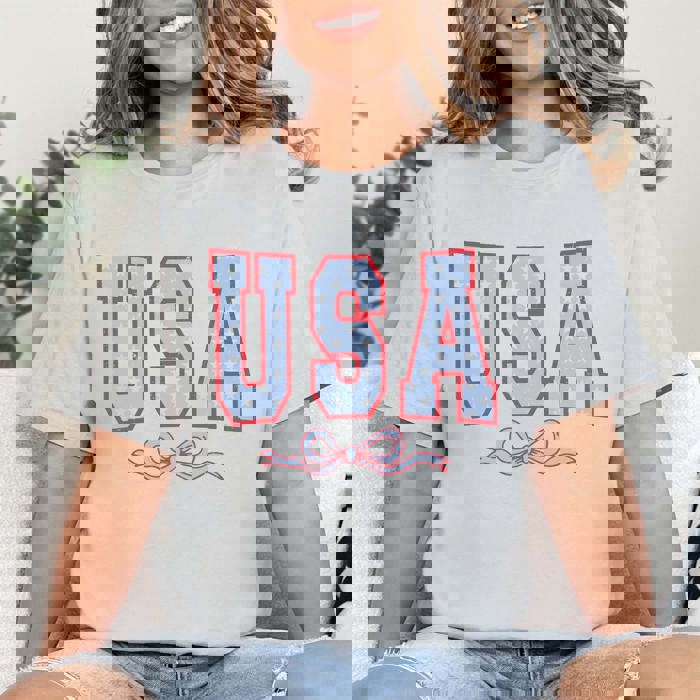 Fourth of July Stars | Stripes & Bows | Bella Graphic Tees