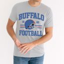 2X Solid Athletic Buffalo Football Bella Graphic Tee