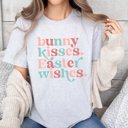 2X Ash Bunny Kisses Easter Wishes Bella Tees