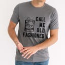 Large Asphalt Call Me Old Fashioned Graphic Tee