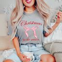 2X Grey Christmas Cheer Comfort Colors Tees – Vintage Pink & Green Holiday Graphic Collection