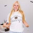 2X White Wicked, Haunted House, Graveyard | Comfort Colors Funny Halloween Graphic Tees