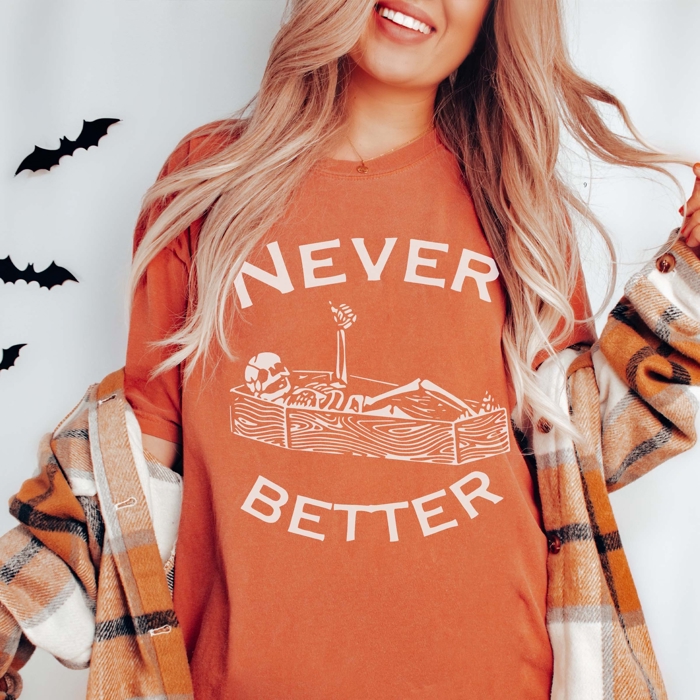 Funny Witch, Pumpkin, and Skeleton Spooky Season | Comfort Colors Halloween Graphic Tees