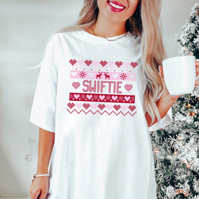 In My Christmas Era Comfort Colors Tees – Merry Swiftmas Holiday Graphic Collection