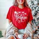 Small Red Merry Christmas Comfort Colors Tees – Holiday Mama, Coffee, and Classic Christmas Collection