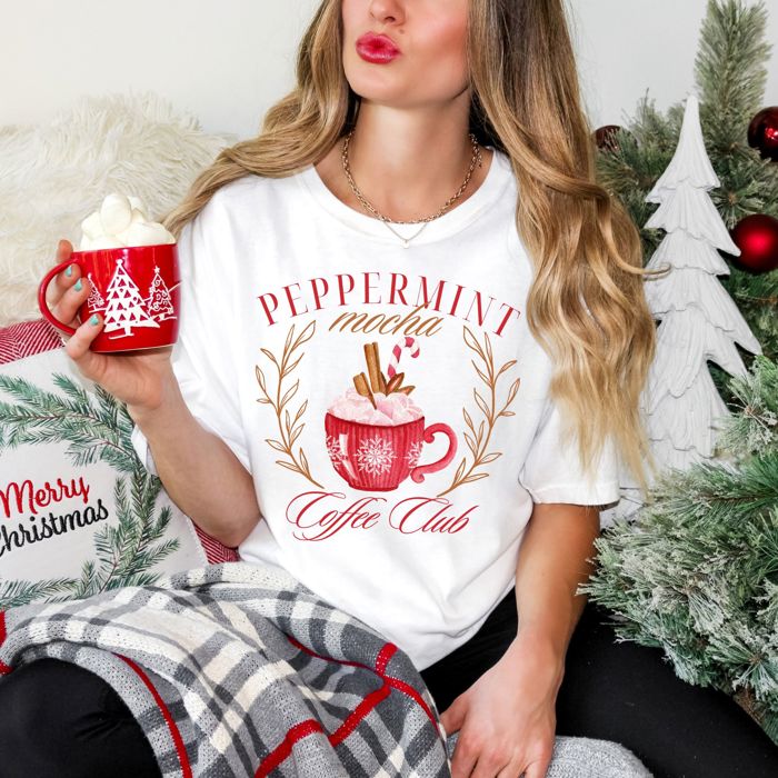 Merry Christmas Comfort Colors Tees – Holiday Mama, Coffee, and Classic Christmas Collection
