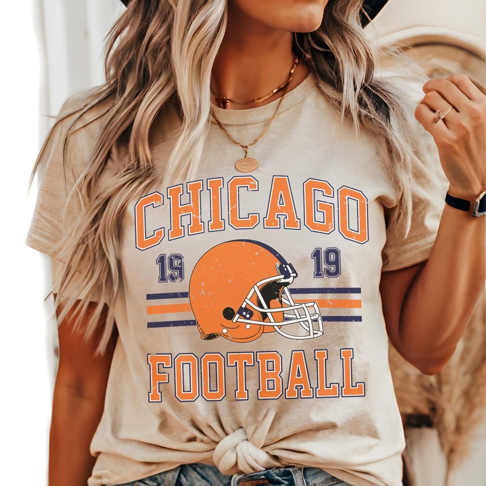 Chicago Football Bella Graphic Tee