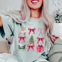  Christmas Collage Comfort Color Graphic Tee