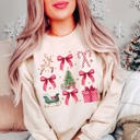  Christmas Collage Graphic Sweatshirt