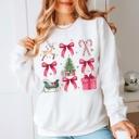  Christmas Collage Graphic Sweatshirt