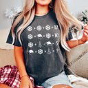 Large Pepper Christmas Math Comfort Colors Tee