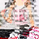 XL Natural Christmas Morning Social Club Bella Graphic Tee