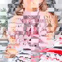 XL Pink Christmas Morning Social Club Bella Graphic Tee