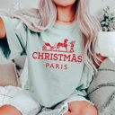 2X Bay Christmas Paris Comfort Colors Graphic Tee