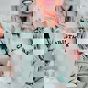 Small Bay Christmas Retro With Tree Comfort Color Graphic Tee