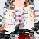  Christmas Tis the Season Bow Comfort Color Graphic Tee