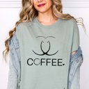 Large Bay Coffee Rings Comfort Color Graphic Tee