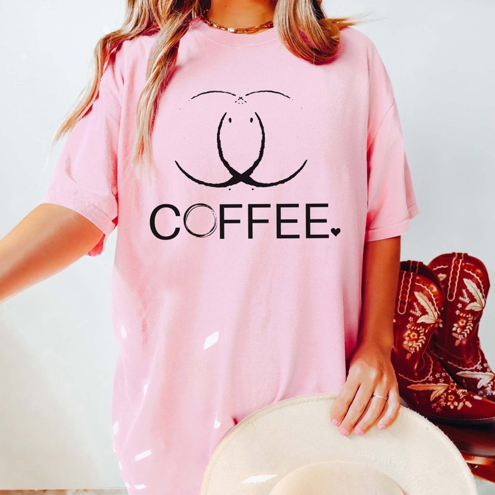 Coffee Rings Comfort Color Graphic Tee