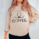  Coffee Rings Graphic Sweatshirt