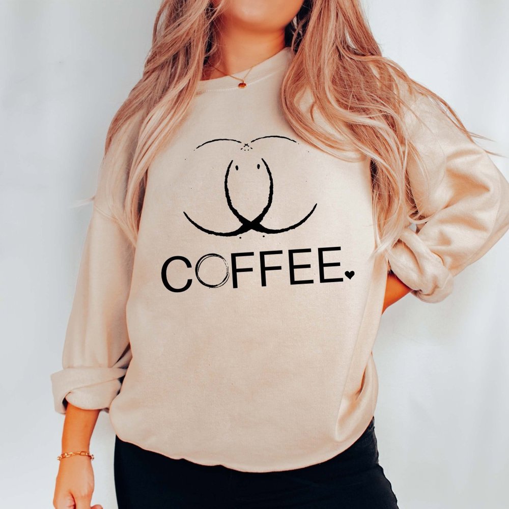 Coffee Rings Graphic Sweatshirt