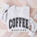 2X Ash Coffee Weather Bella Crew Sweatshirt